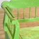 Antique pine bench with storage, 1900s