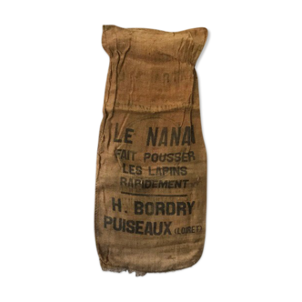 Authentic and old burlap bag 5 the nanan