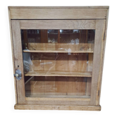 Rustic wall display cabinet