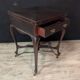 Game table known as "mouchoir" in mahogany, Louis XV style with decorative inspiration.
