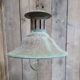 Rustic copper pendant barnlamp hanging lamp