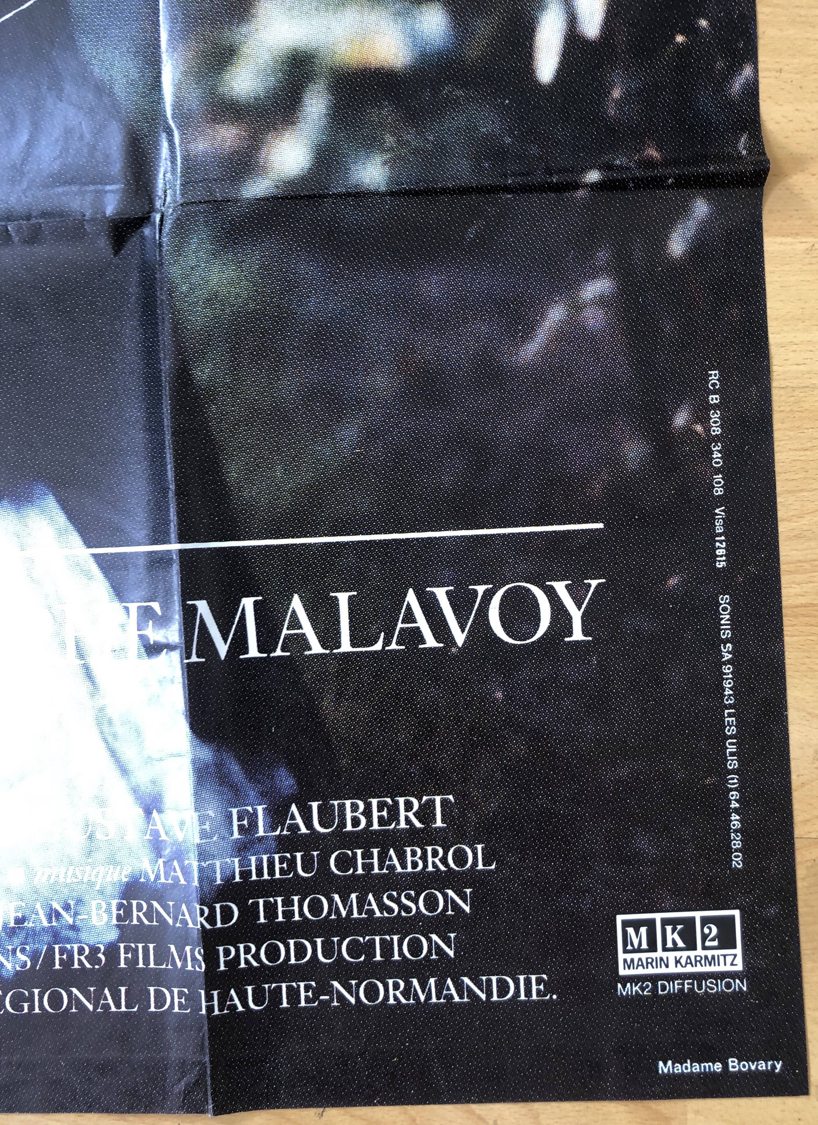 Film poster "Madame de Bauvary" Isabelle Huppert Chabrol