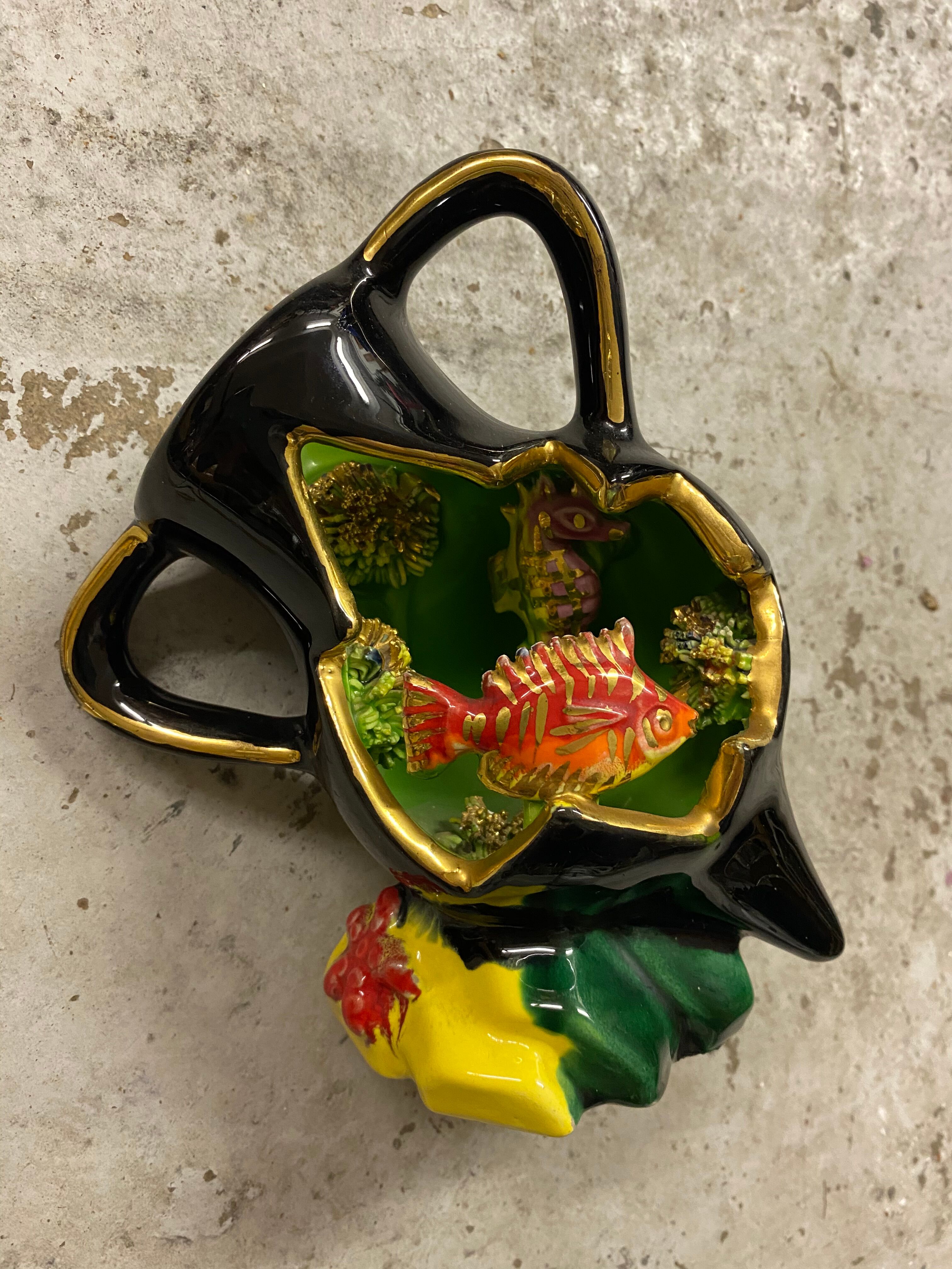 Vallauris ceramic lamp set