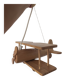 Wooden aircraft suspension