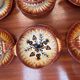 Set of 12 ear bowls with saucers – Quimper earthenware – P. Fouillen