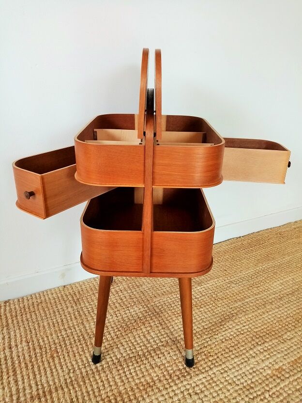 Scandinavian sewing basket