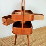 Scandinavian sewing basket