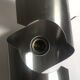 Pair of 1970s stainless steel sconces