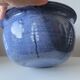 Pot cache pot to hang in terracotta or blue enamelled sandstone