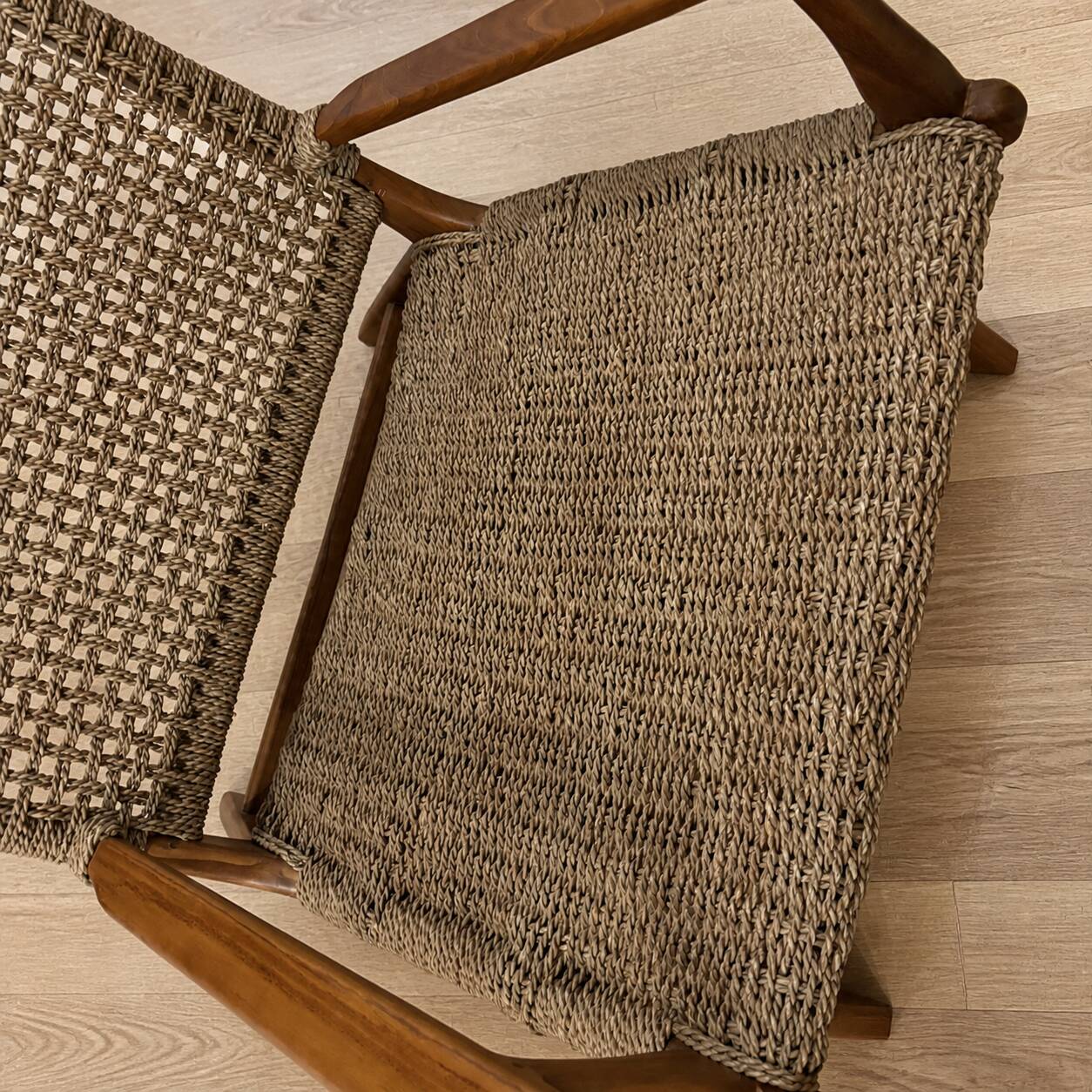 Paire de fauteuils corde Olivier de Schrijver