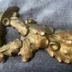 grand Louis XV style bronze pediment numbered