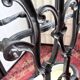 Art Nouveau cast iron coat rack