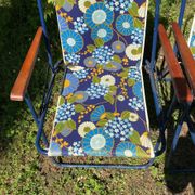 1970s folding camping chairs, garden chairs