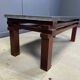 Vintage wooden and stone top coffee table, 1970s