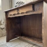 Aranjou elm brutalist desk