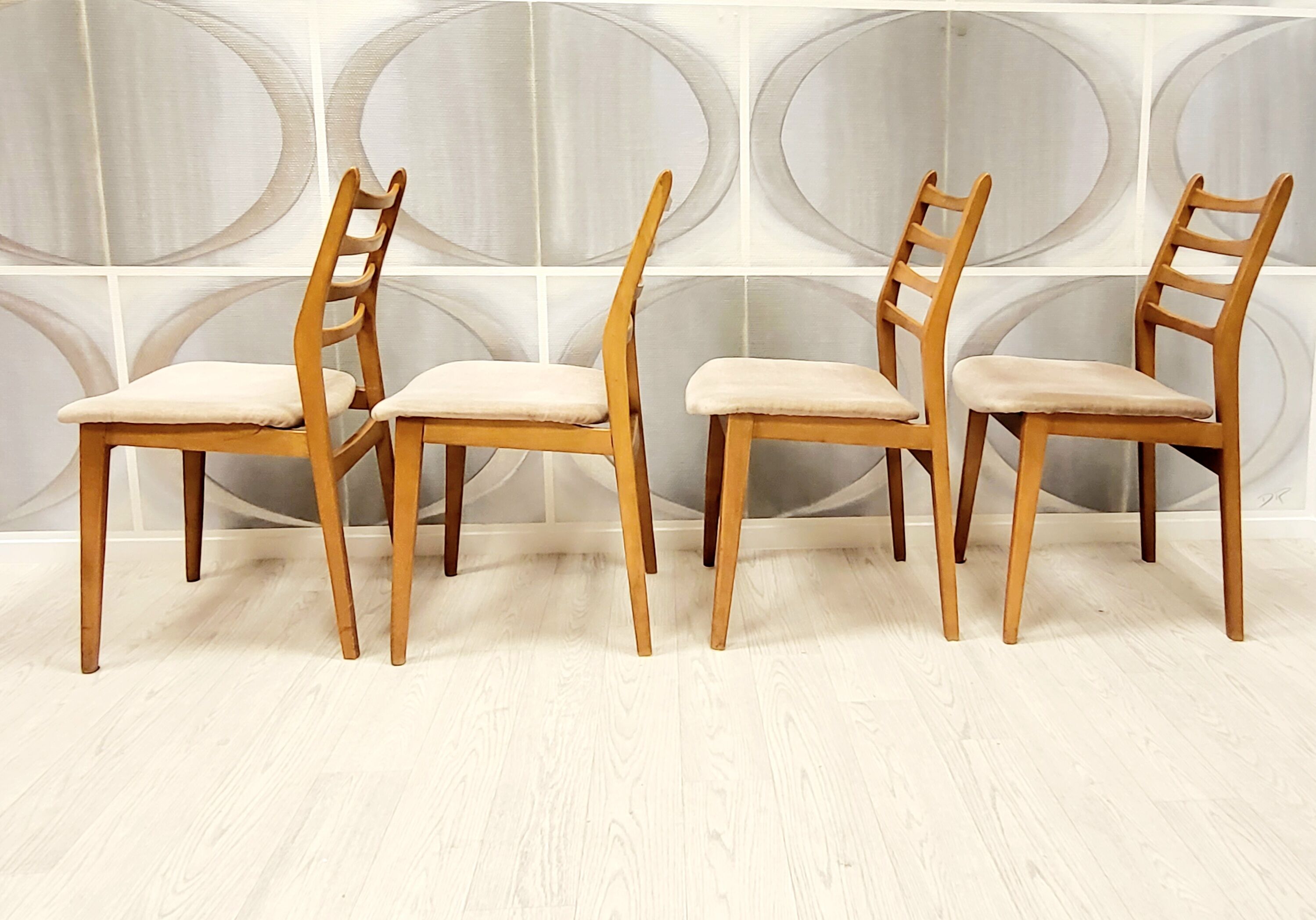 4 vintage chairs