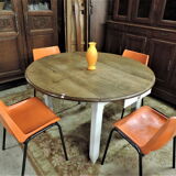 Lot of four vintage chairs 1960