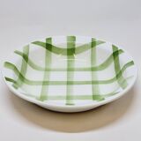 Moulin Des Loups Salad Bowl Green Check Tablecloth Model