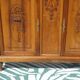 Art Deco walnut sideboard with marble top