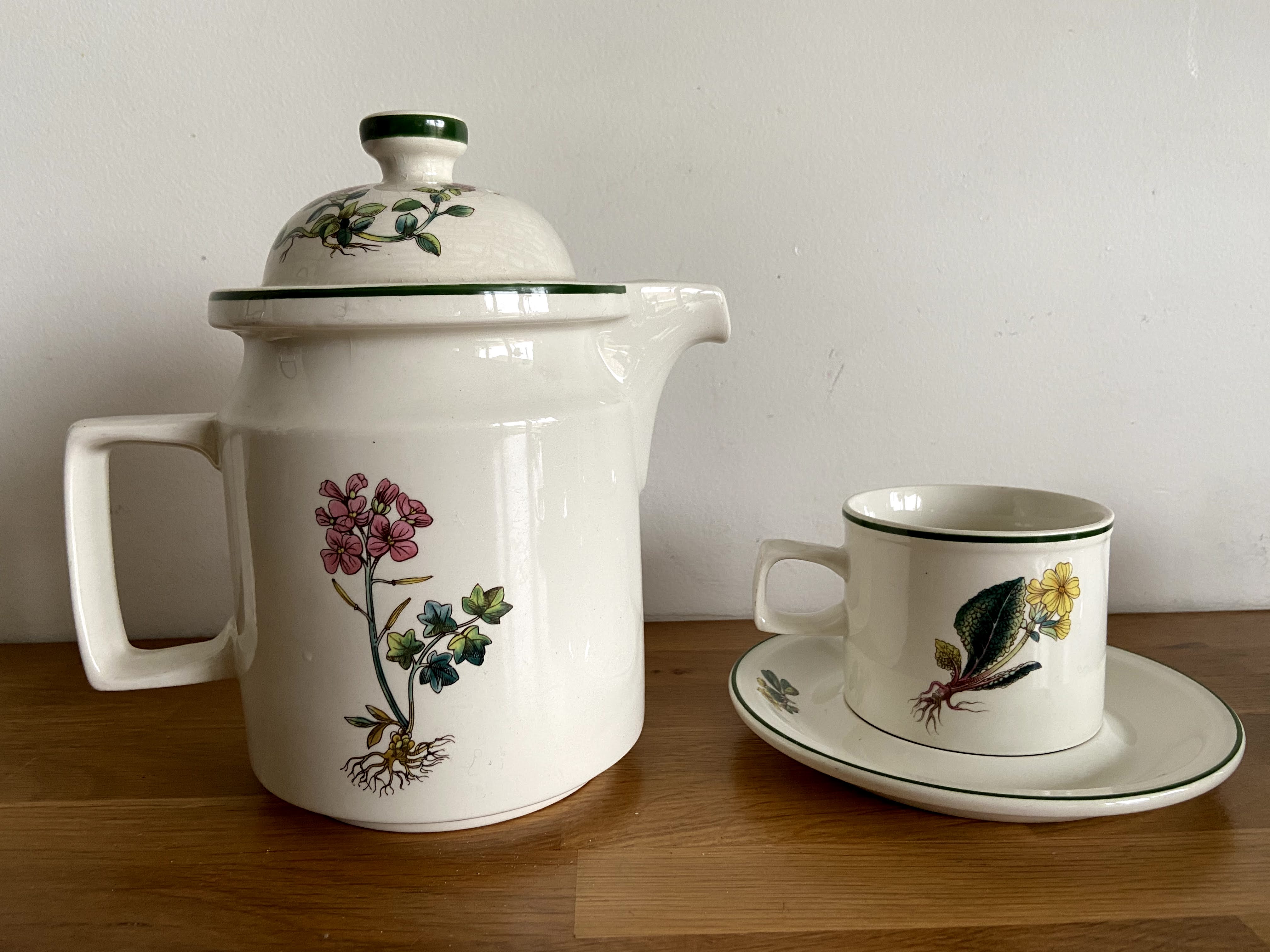 English porcelain tea service