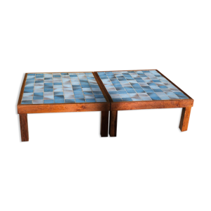 Paire de tables basse