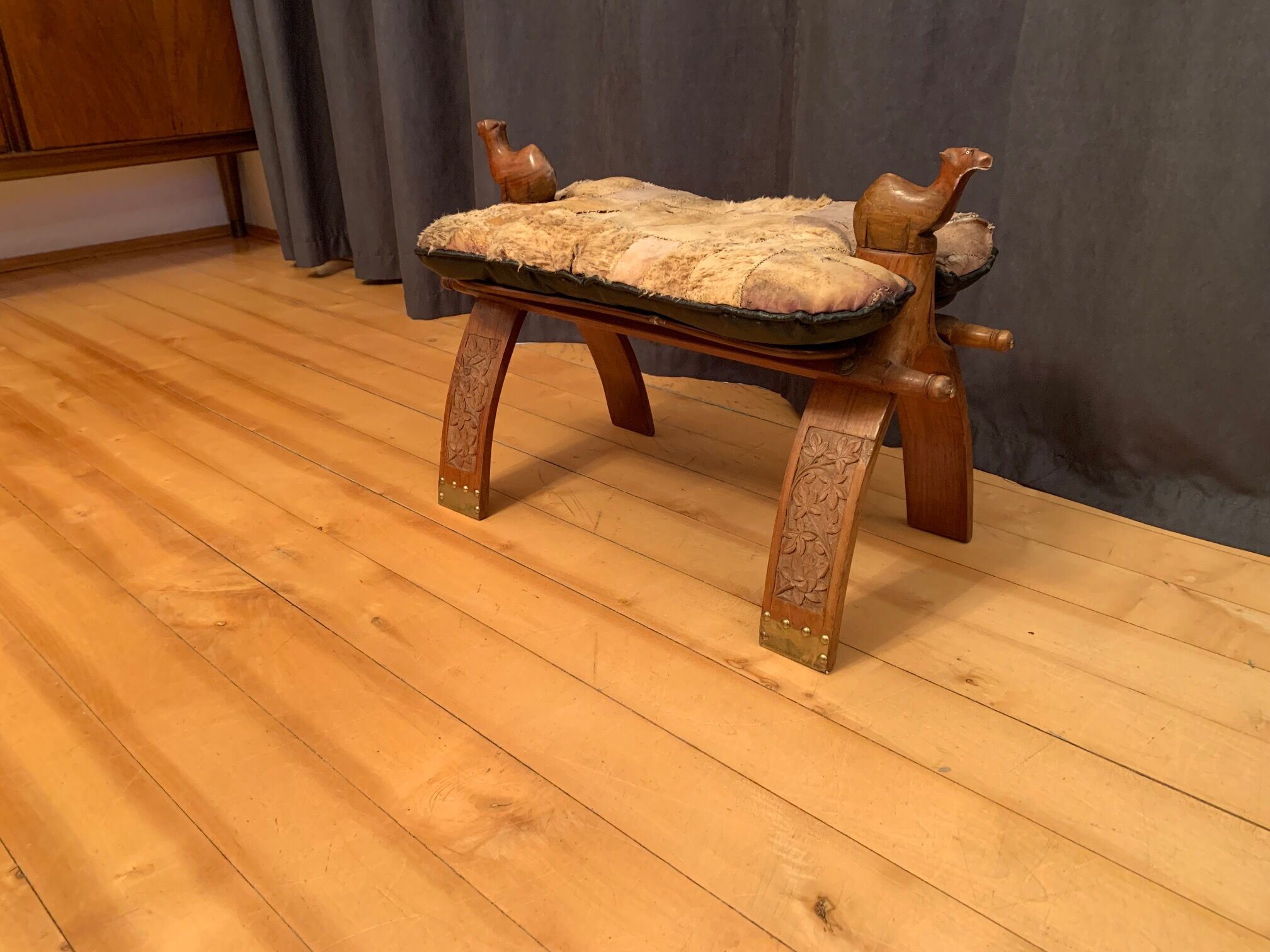 Camelskin Stool, 1960s