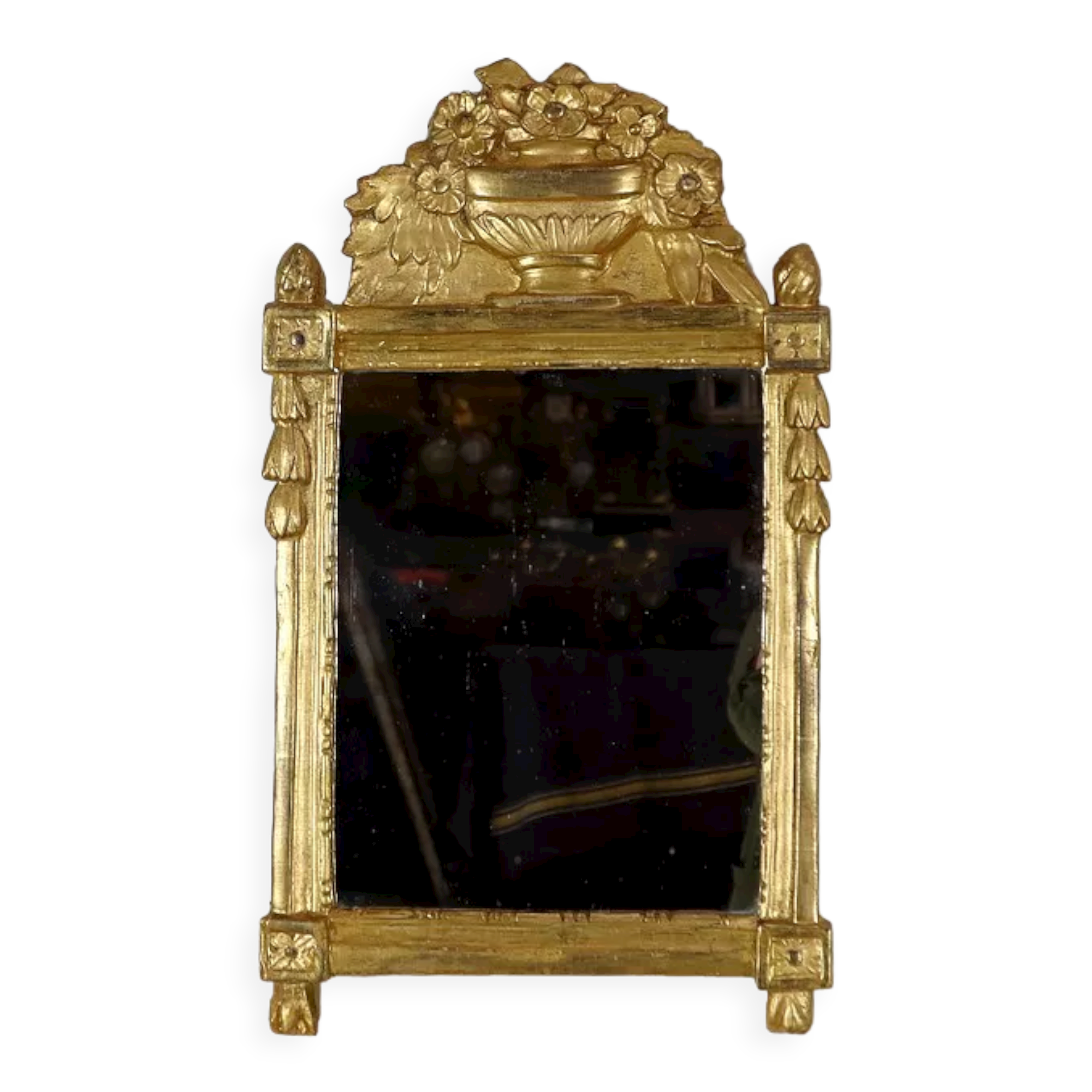 Gilded wood mirror, Louis XVI style – Early twentieth century