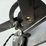 Old industrial Bauhaus accordion wall lamp