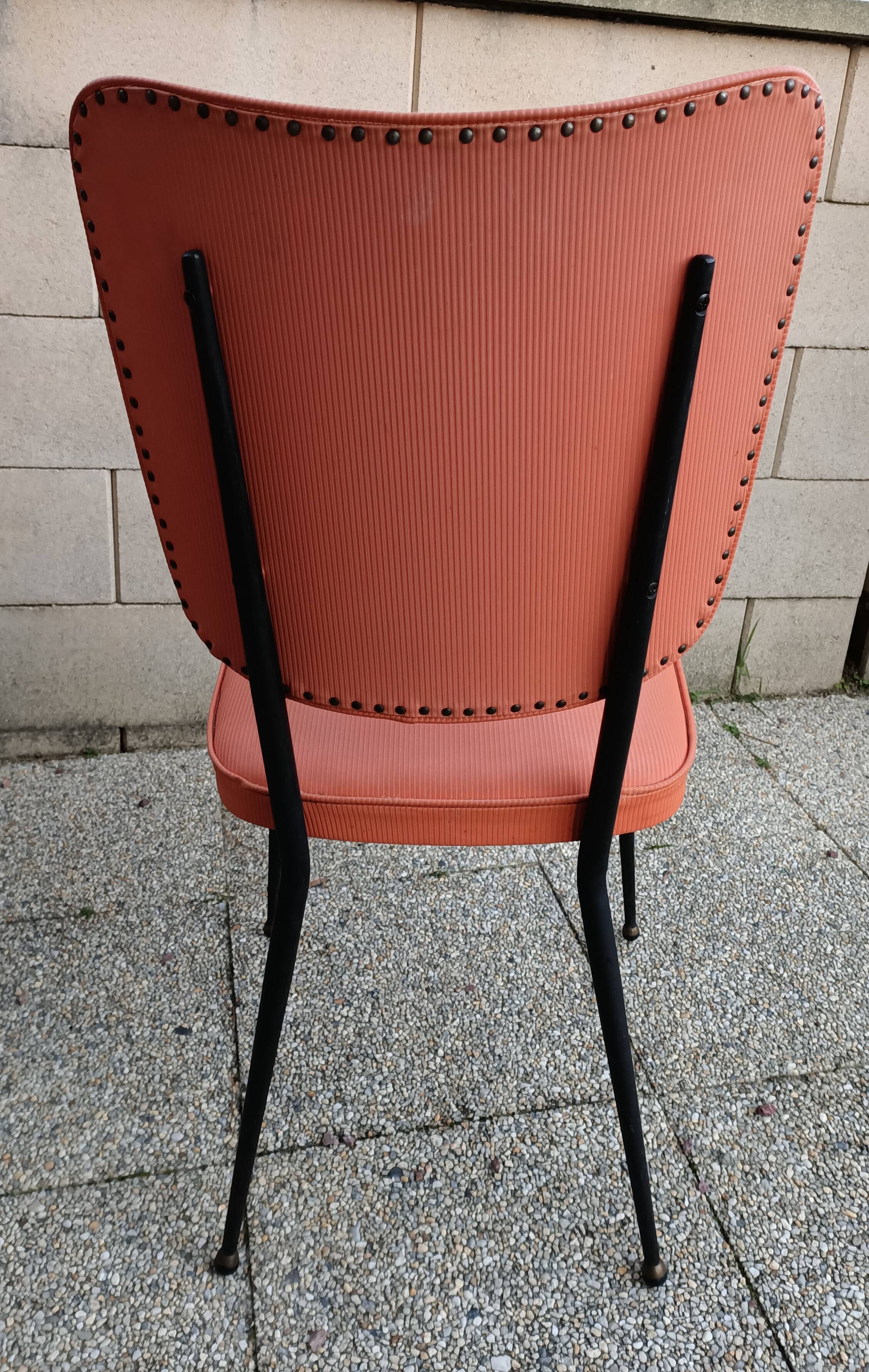 6 vintage chairs needle feet