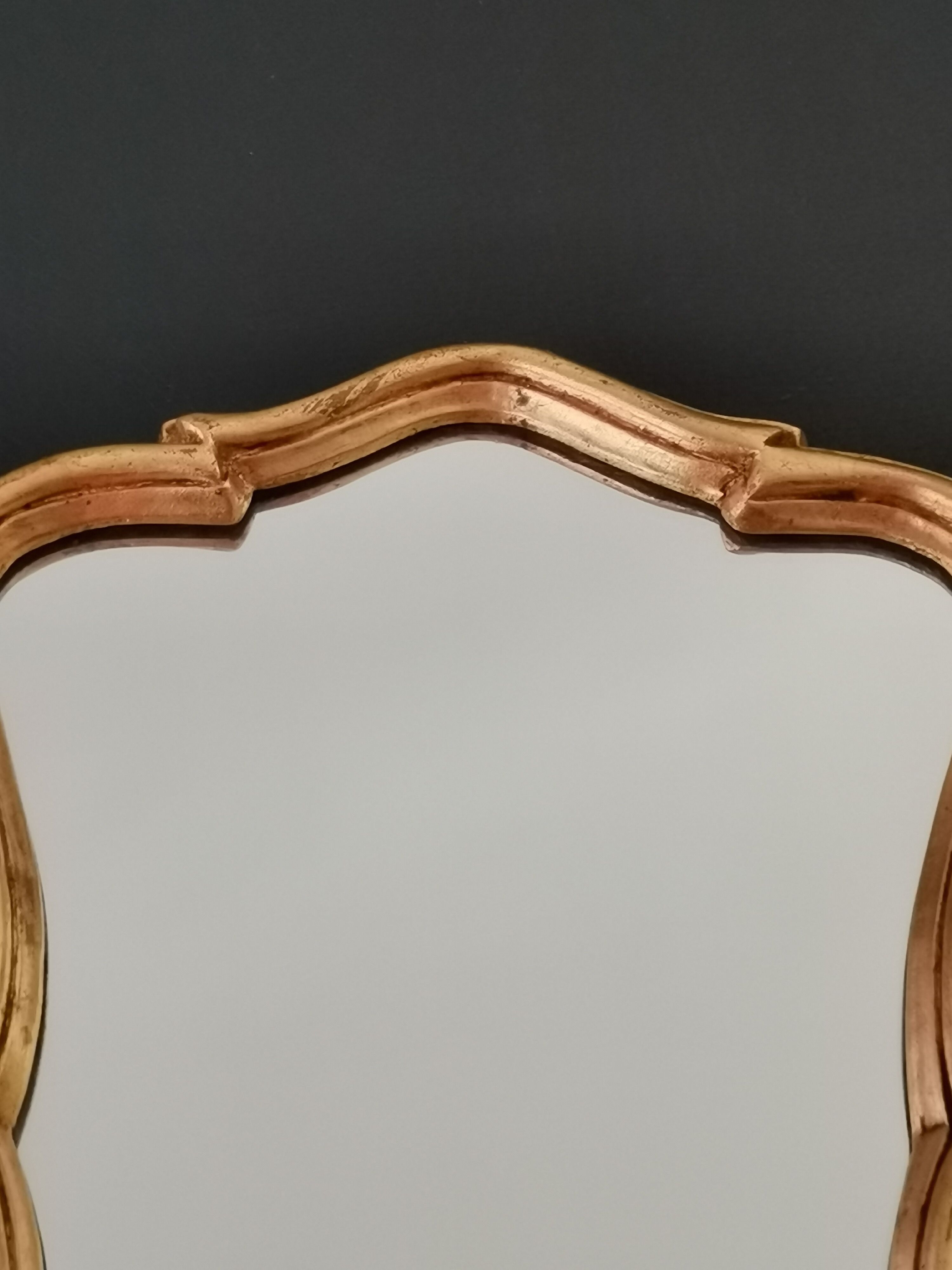 Mirror gilded wood 32x25cm