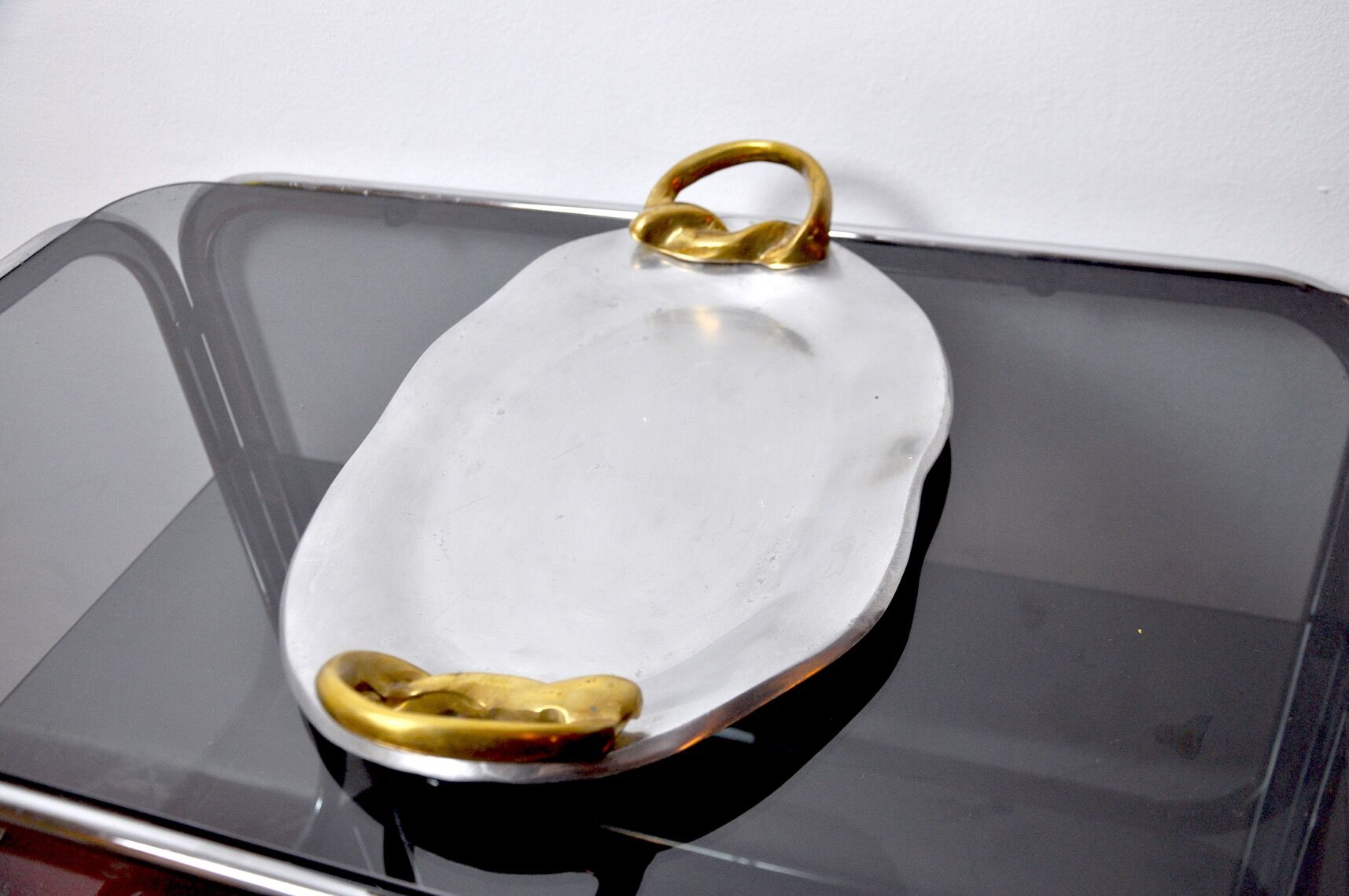 Brutalist dish by David Marshall, 1980, Spain