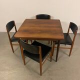 4x Scandinavian Teak Chairs by Grete Jalk MidCentury 60s