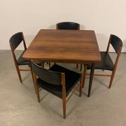 4x Scandinavian Teak Chairs by Grete Jalk MidCentury 60s