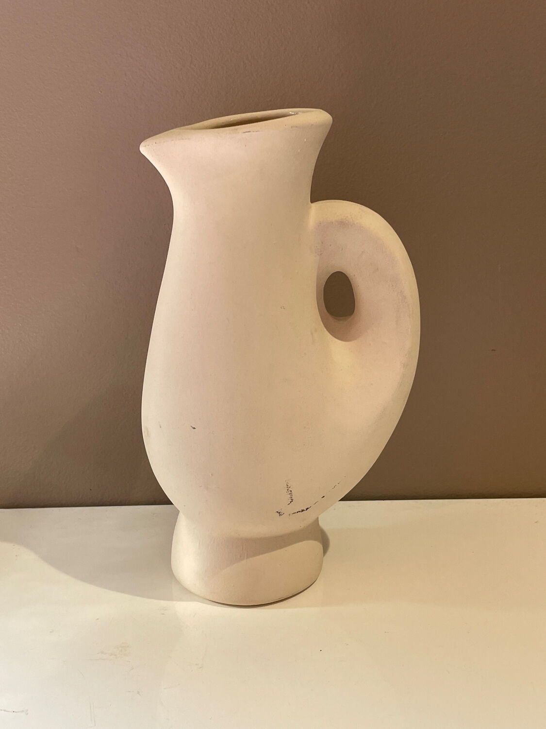 Art Deco vase ceramic arum