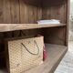 Pine trade counter