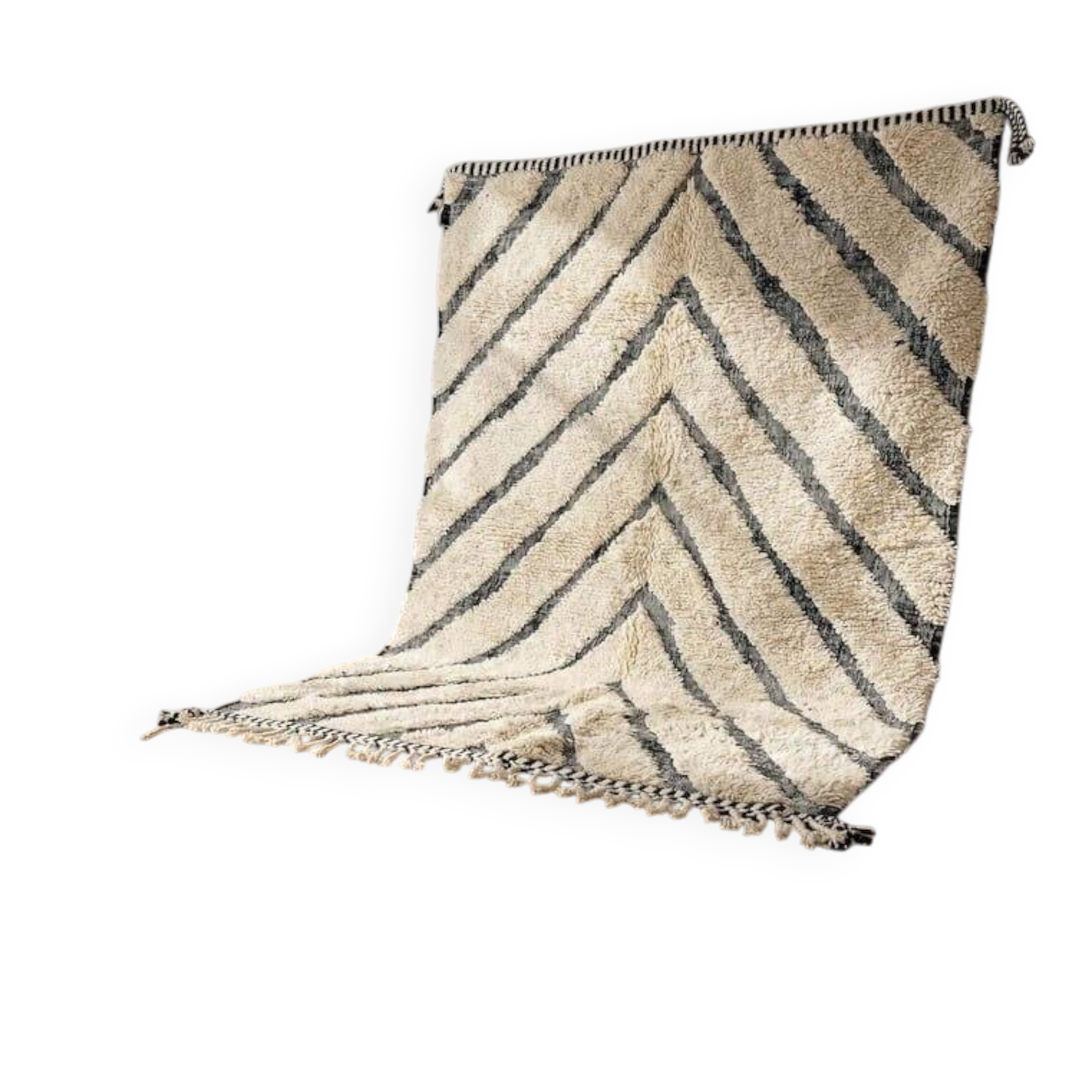 Handmade pure wool rug, size 1.5/2.5 m.