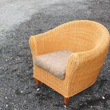 Wicker armchair