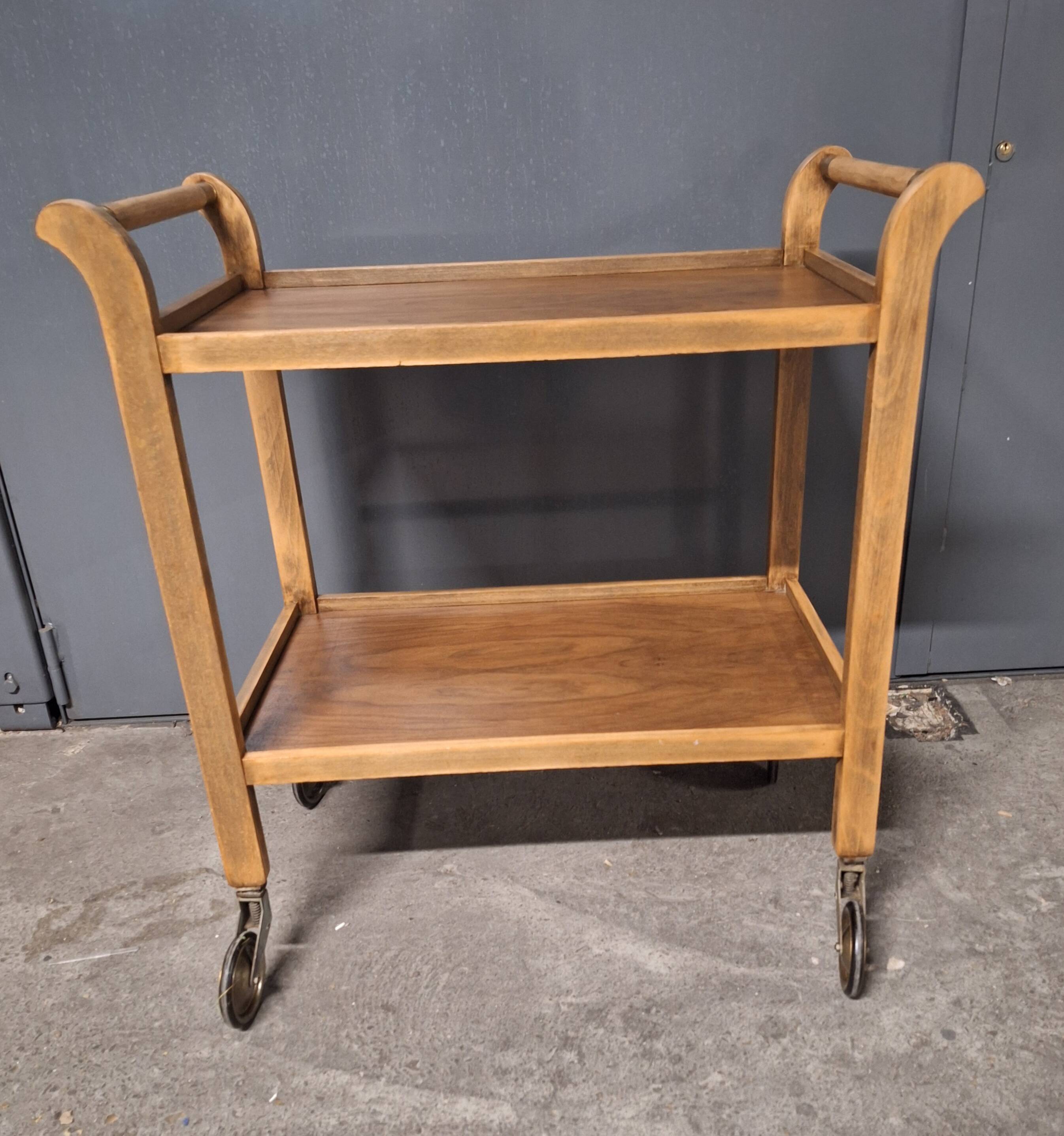 art deco serving trolley