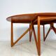 1960s Vintage Gate-leg Teak Danish Dining Table by Niels Koefoed