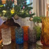 Set of 6 glasses and a carafe by Geoffrey Baxter