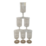 Set of 6 glasses
