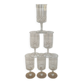 Set of 6 glasses