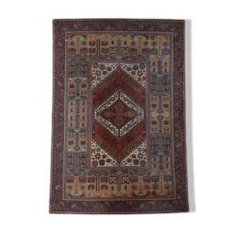 Colorful vintage rug in 100% pure virgin wool 290 x 200 cm