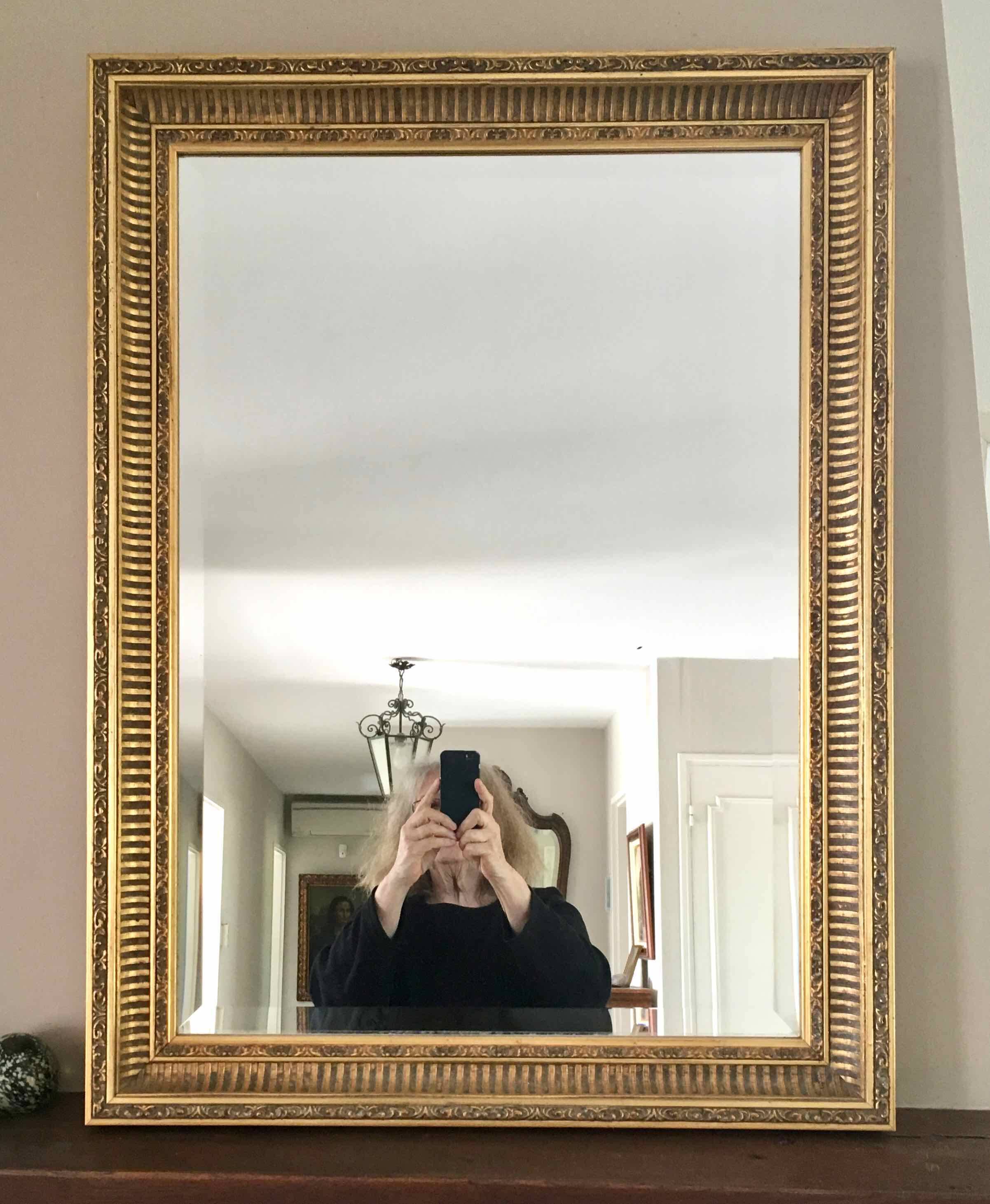 Beveled mirror 81x61cm
