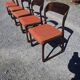 6 Baumann sled chairs in rosewood from the 1960s.