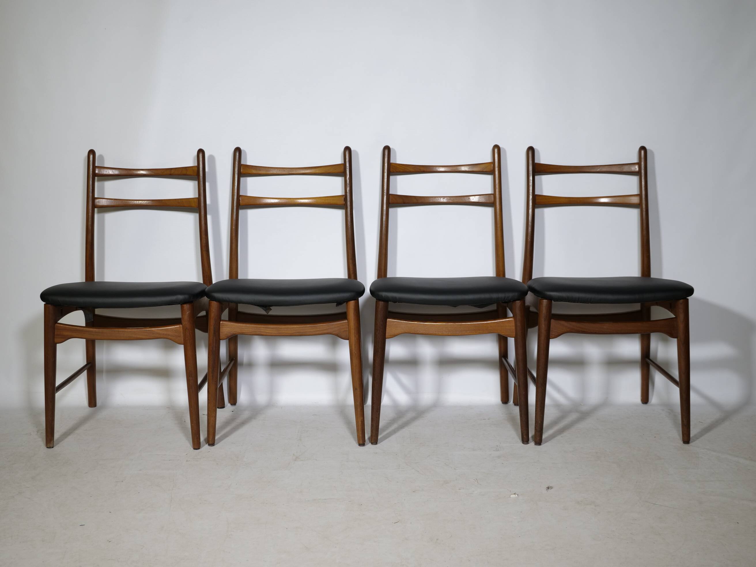 Teak Dining Chairs, Design by Georg Leowald for Wilkhahn, Set of 4, 1960s