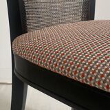 Chaise bois et cannage