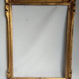 Pair of Montparnasse frames in gilded wood with circa 1960 leaf - 40 x 30 cm