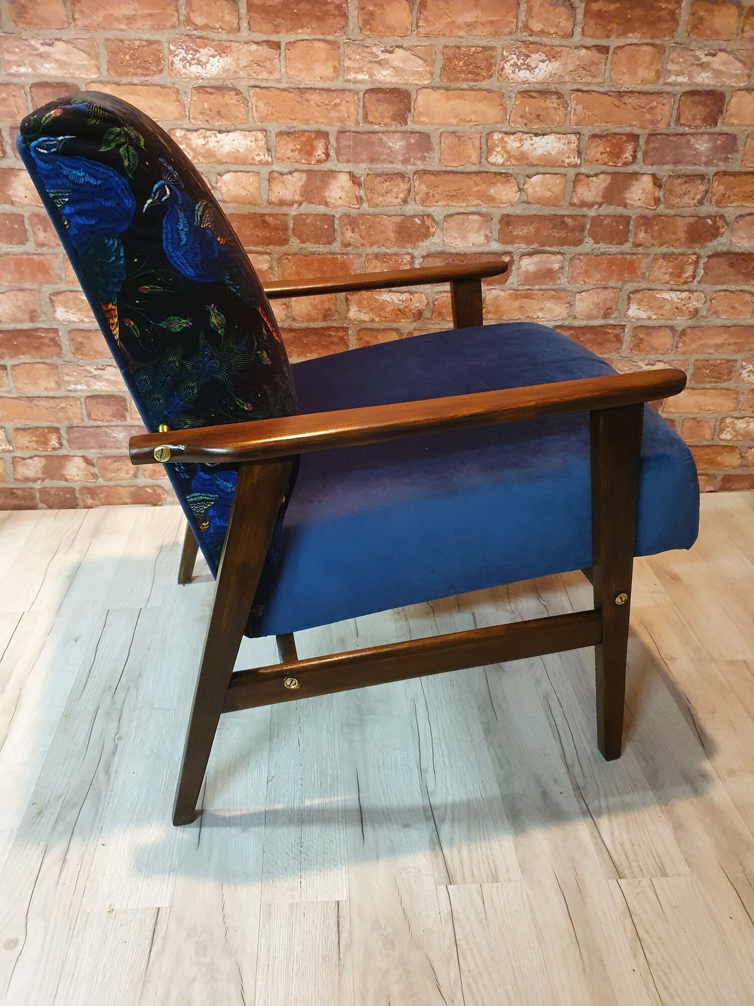 Renovated Śnieżka Starachoice armchair, 1970s, Poland