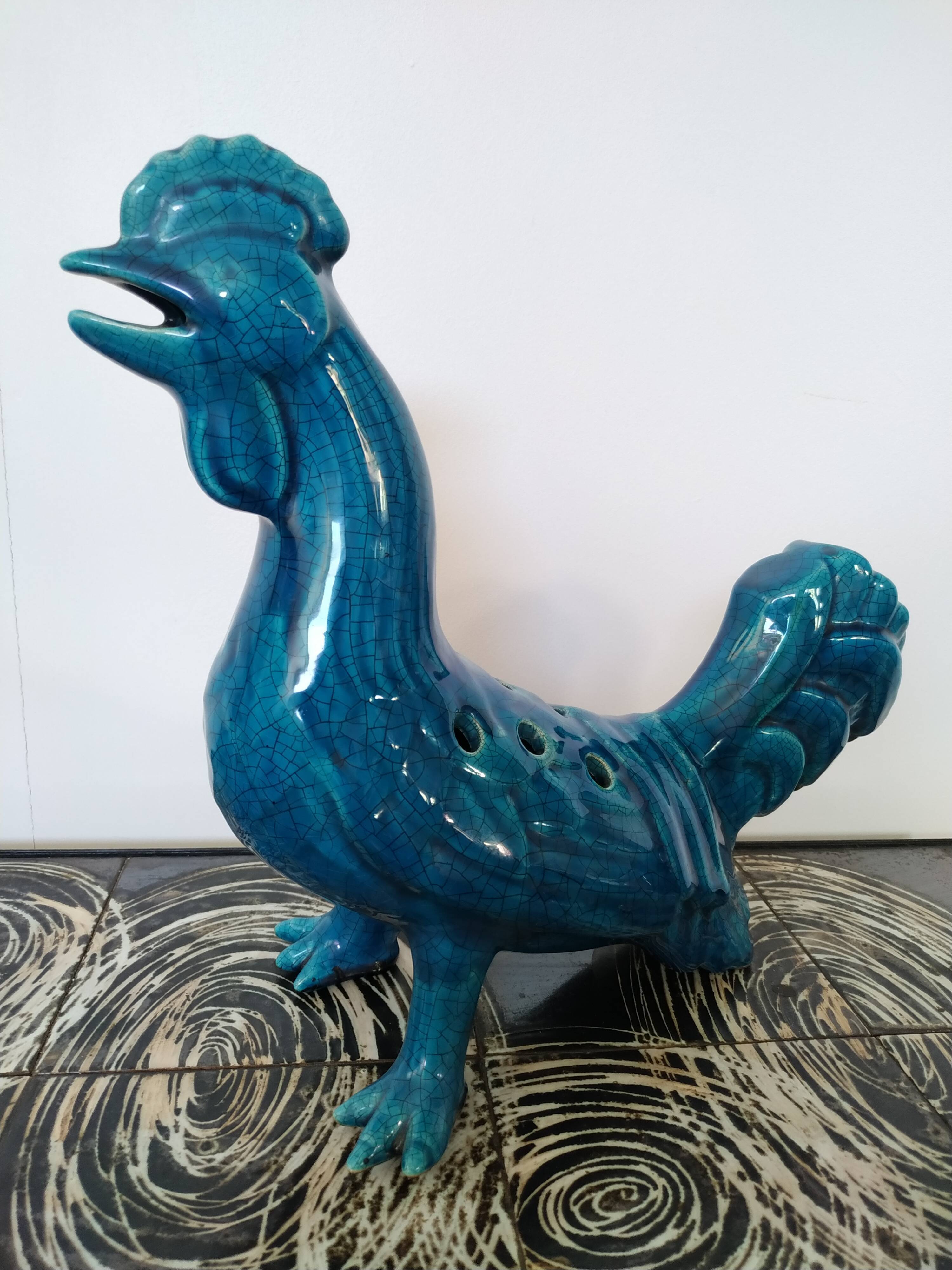 Pique flowers ceramics 60 rooster